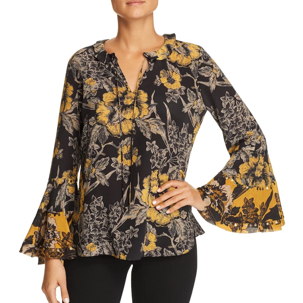 Kobi Halperin Adelle Floral Silk Top